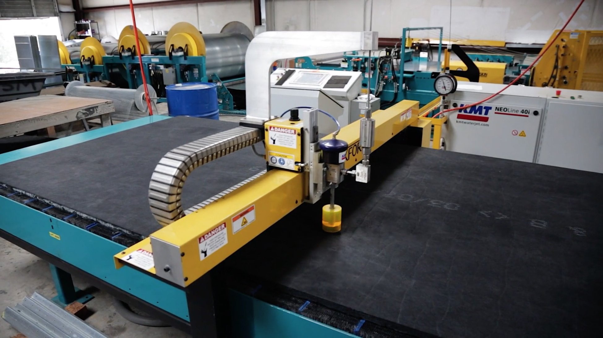 Waterjet Features that Improved Insulation Cutting